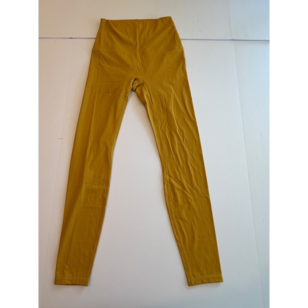 Mustard Yellow High Waisted Athletic Leggings‎ Yoga Pants M